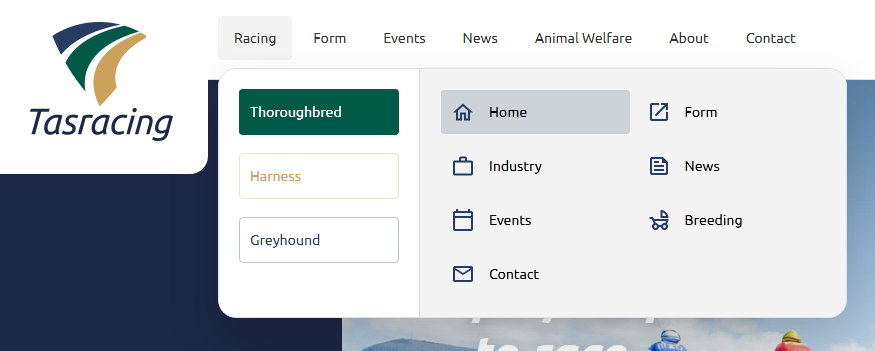thoroughbred-nav-menu